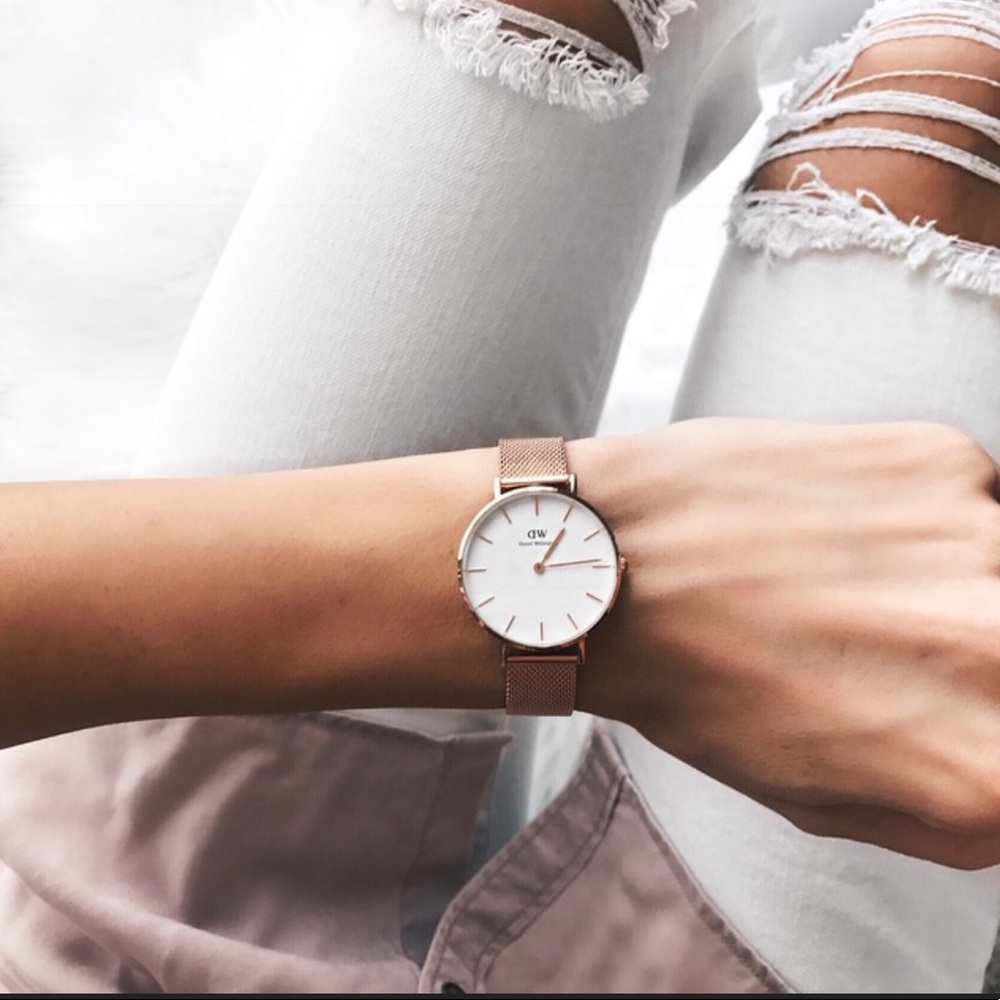 Petite Melrose Rose Gold Watch